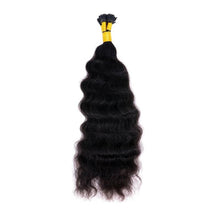 Load image into Gallery viewer, Indian Curly Natural Black I-Tip