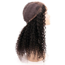 Load image into Gallery viewer, Kinky Curly 4x4 Transparent Closure Wig