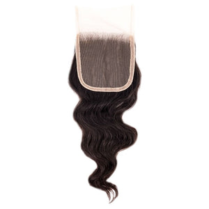 Raw Indian Wavy 4x4 Transparent Closure